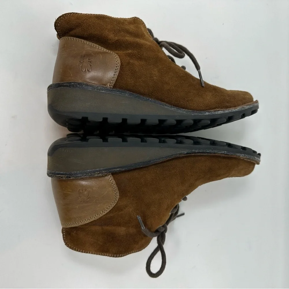 Fly London Mili Wedge Lace-Up Bootie - Picture 6 of 8
